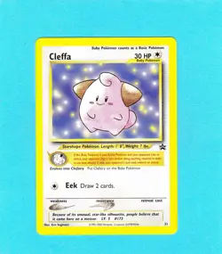 Pokemon - Cleffa Black Star Promo # 31 NM - Image 1