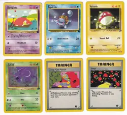 Pokemon Team Rocket COMPLETE SET Common Vintage WOTC 24 Card Lot MP-NM - Image 4