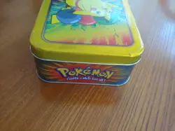 Flying Pikachu Topps Pokemon TV Animation Series 2 Tin EMPTY NO CARDS - Image 3