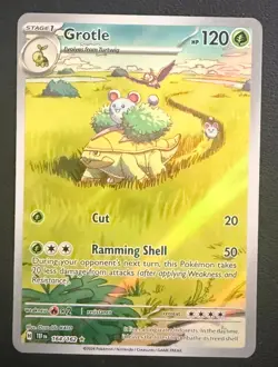 Grotle 164/162 - Pokemon Temporal Forces - Illustration Rare - NM/Mint - Image 1