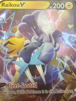 Pokemon TCG V 048/172 Swsh09: Brilliant Stars Holo Full Art Card DMG - Image 3