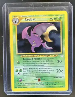 2001 Pokemon Neo Revelation Crobat Holo #4/64 - Image 1