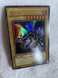 Red-Eyes B. Dragon LOB-E056 Ultra Rare Holographic Yu-Gi-Oh TCG - Image 3