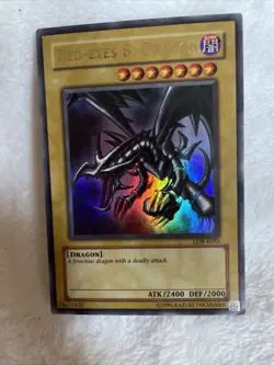 Red-Eyes B. Dragon LOB-E056 Ultra Rare Holographic Yu-Gi-Oh TCG - Image 4