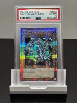 YU-GI-OH! ULTIMATE KAIBA SET KC01-EN000 BLUE-EYES WHITE DRAGON PSA 10 - Image 1