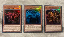 Yugioh - Slifer, Obelisk and Ra - LDK2 ENS01/02/03 - Limited Edition Ultra Rare - Image 1