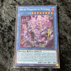 AME NO MURAKUMO NO MITSURUGI SECRET RARE L26D-ENM08 NEAR MINT YUGIOH - Image 2