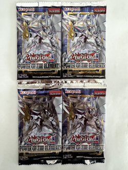 (Lot of 4) Yu-Gi-Oh! Power of the Elements Booster Packs Factory Sealed #2 - Image 1