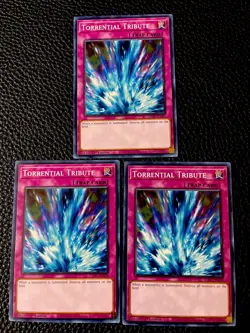 Torrential Tribute (X3) LED9-EN029 Yugioh 1st Edition (New) - Image 1