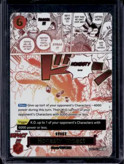 2025 One Piece Honesty Impact Rare Alt Art Alternative #OP11-018 - Image 1