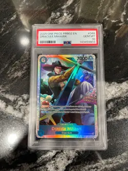 One Piece PSA 10 Dracule Mihawk PRB02 EN OP09-048 the best booster Bandai luffy - Image 1