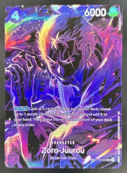2025 One Piece Legacy of the Master Zoro-Juurou Special Alternate Art #ST18-004 - Image 1