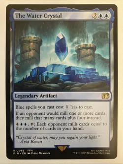 MTG - The Water Crystal - Rare Regular #85 R - Final Fantasy NM - Image 1