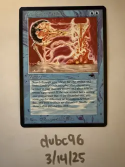 MTG Magic The Gathering Antiquities 1994 Transmute Artifact - Image 1