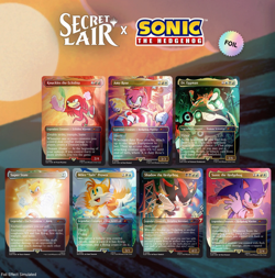 MTG Secret Lair x Sonic the Hedgehog: Friends And Foes FOIL Sealed and In Hand - Image 2