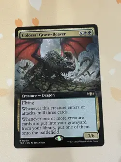 Magic The Gathering, Colossal Grave-Reaver, ENG, Extended Art, NM - Image 1
