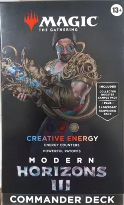 Magic the Gathering Modern Horizons 3 Commander Deck Creative Energy New Sealed - Image 1