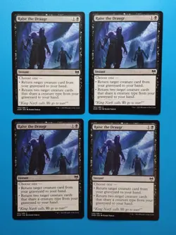 MTG 4x Raise the Draugr x4 NM Kaldheim Magic Playset - Image 1