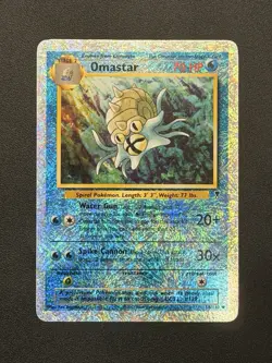 Omastar Legendary Collection 2002 Reverse Holo Pokemon Card TCG - Image 1