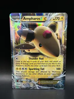 Ampharos EX 27/98 - Pokemon Ancient Origins Card - LP - Image 1