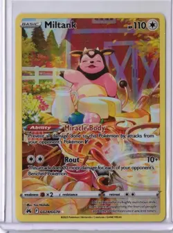 Miltank GG24/GG70 Crown Zenith Galarian Gallery Pokemon Card NM - Image 1