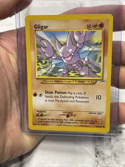 Pokemon WOTC Gligar 67/105 Neo Destiny UNLIMITED Common NM Card Vintage TCG - Image 1