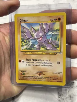 Pokemon WOTC Gligar 67/105 Neo Destiny UNLIMITED Common NM Card Vintage TCG - Image 2