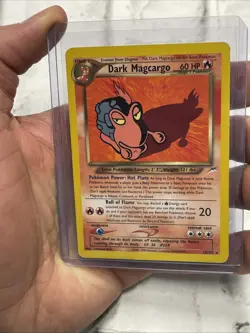 Pokemon TCG Dark Magcargo 18/105 Neo Destiny Rare MP Vintage Vtg Pokemon Card - Image 1