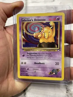 Sabrina's Drowzee 92/132 Common Gym Heroes Pokemon Card Vintage Nintendo NM Vtg - Image 2