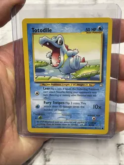 Pokemon Neo Genesis 81/111 Totodile Pokemon Card NM/MT Vintage Vtg Nintendo TCG - Image 1