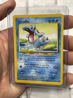 Pokemon Neo Genesis 81/111 Totodile Pokemon Card NM/MT Vintage Vtg Nintendo TCG - Image 2