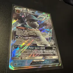 Glaceon GX SM147 Black Star Promo Rare Full Art Holo Pokemon TCG card - Image 1