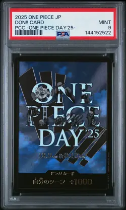 2025 ONE PIECE JPN PREM CARD COLL -ONE PIECE DAY'25- DON!! CARD PSA 9 - Image 1