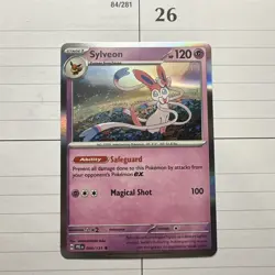Sylveon 040/131 Prismatic Evolutions Cosmos Holo Costco Exclusive Pokemon Card - Image 1