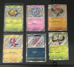 Pokemon TCG Lot Paldean Fates Baby Shiny Lot Of 6 Cards M/NM - Image 1