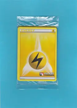 2011 Play! Pokemon Sealed Pack of 8 Foil League Promo Energy Cards - Image 1