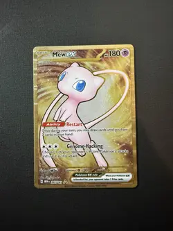Mew ex 205/165 Metal Scarlet & Violet 151 UPC Promo Metal Pokemon Card - Image 1