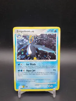 Empoleon 4/130 Diamond & Pearl Base Set Holo Rare MP Pokemon Card - Image 1