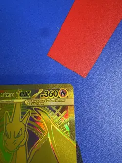 Mega Charizard Y EX No. 294/217 Ascended Heroes Pokemon Card Gold - Image 2