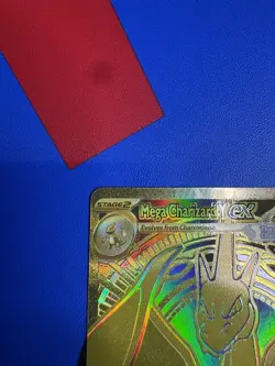 Mega Charizard Y EX No. 294/217 Ascended Heroes Pokemon Card Gold - Image 3