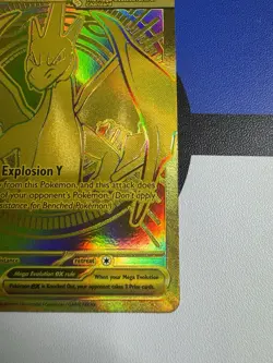 Mega Charizard Y EX No. 294/217 Ascended Heroes Pokemon Card Gold - Image 5