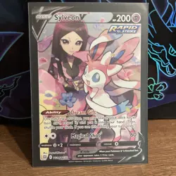 Pokemon Card Sylveon V TG14/TG30 Ultra Rare Sword Shield Brilliant Stars Singles - Image 1
