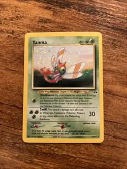 Pokemon Neo Discovery Yanma TCG Card #17/75 Unlimited Holo Rare 2001 - Image 1