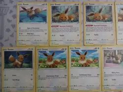 Eevee Evolution Lot (13 Cards)- Leafeon Glaceon Espeon Umbreon Common- Rare NM - Image 2