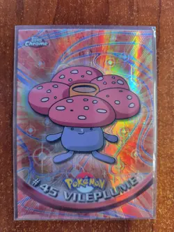 Vileplume #45 Topps 2000 Spectra Chrome Pokemon Card — EXCELLENT CONDITION! - Image 1