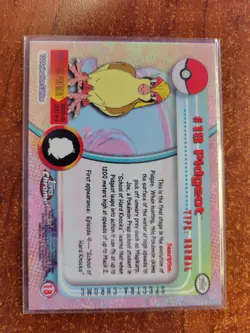2000 Pokemon Topps Chrome Series 1 Pidgeot #18 Foil SPECTRA Holo Card RARE - Image 2