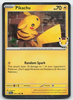 Pikachu - (Cosmo Holo) Miscellaneous Cards & Products 051/162 Promo Lightning H - Image 1