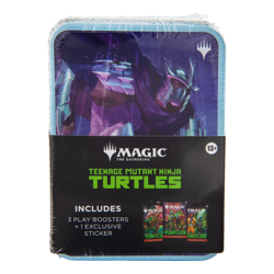 MTG Teenage Mutant Ninja Turtles Shredder Tin New Sealed 3 TMNT Play Packs - Image 1