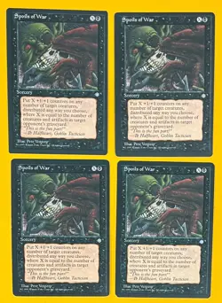 MTG SPOILS OF WAR (X4) Ice Age (OldManMTG 011-051) - Image 1