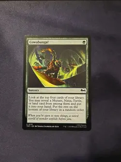 Cowabunga! English Magic the Gathering MTG Teenage Mutant Ninja Turt - Image 1